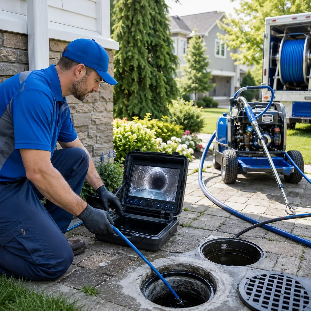 Outdoor drain cleaning professionals serving Dennis, KS