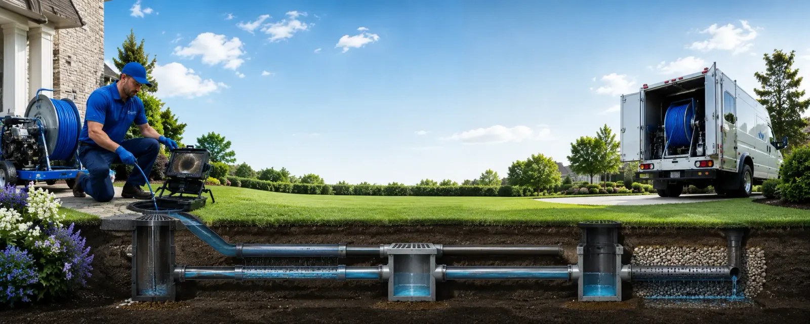 Outdoor drain cleaning information for Dennis, KS